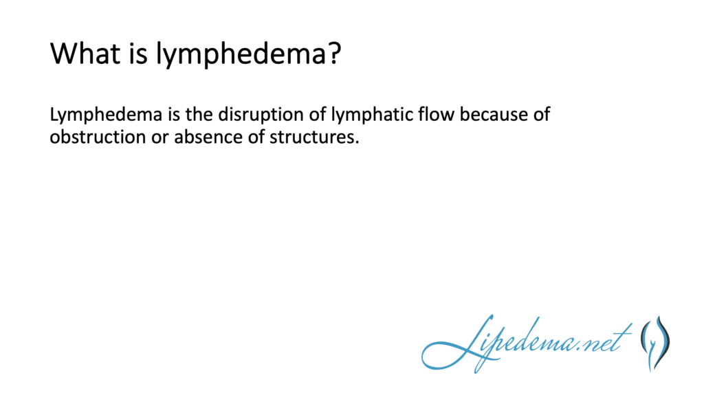 Lipedema vs. Lymphedema