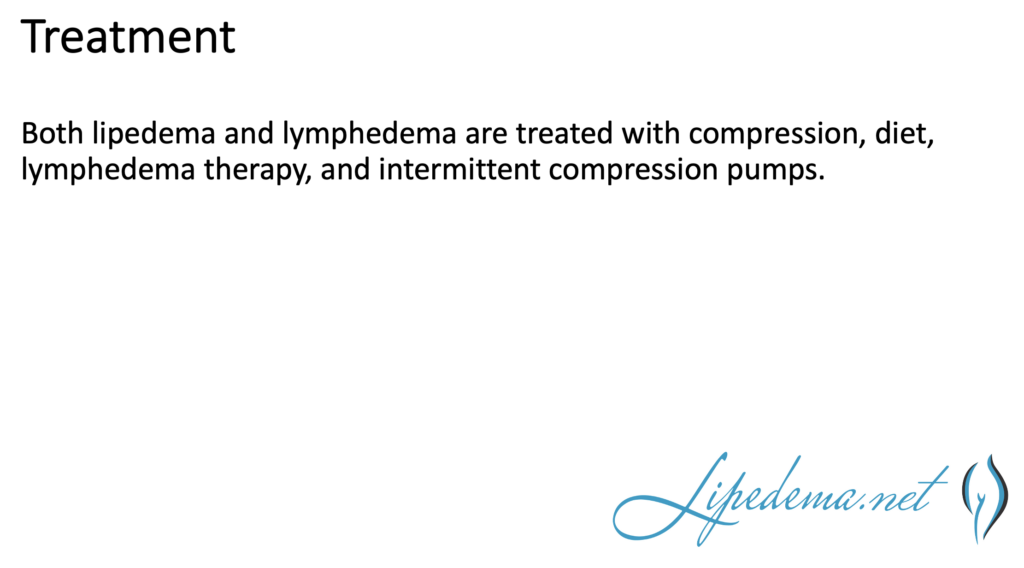 Lipedema vs. Lymphedema