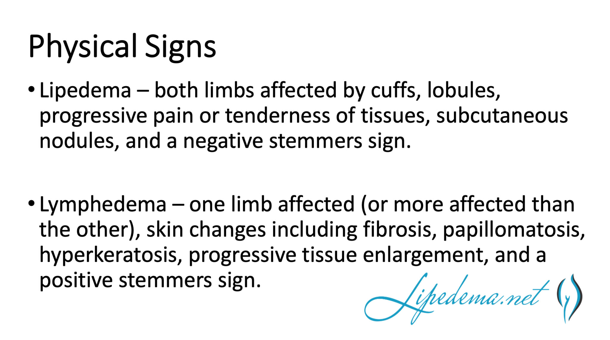 Differences Between Lymphedema and Lipedema